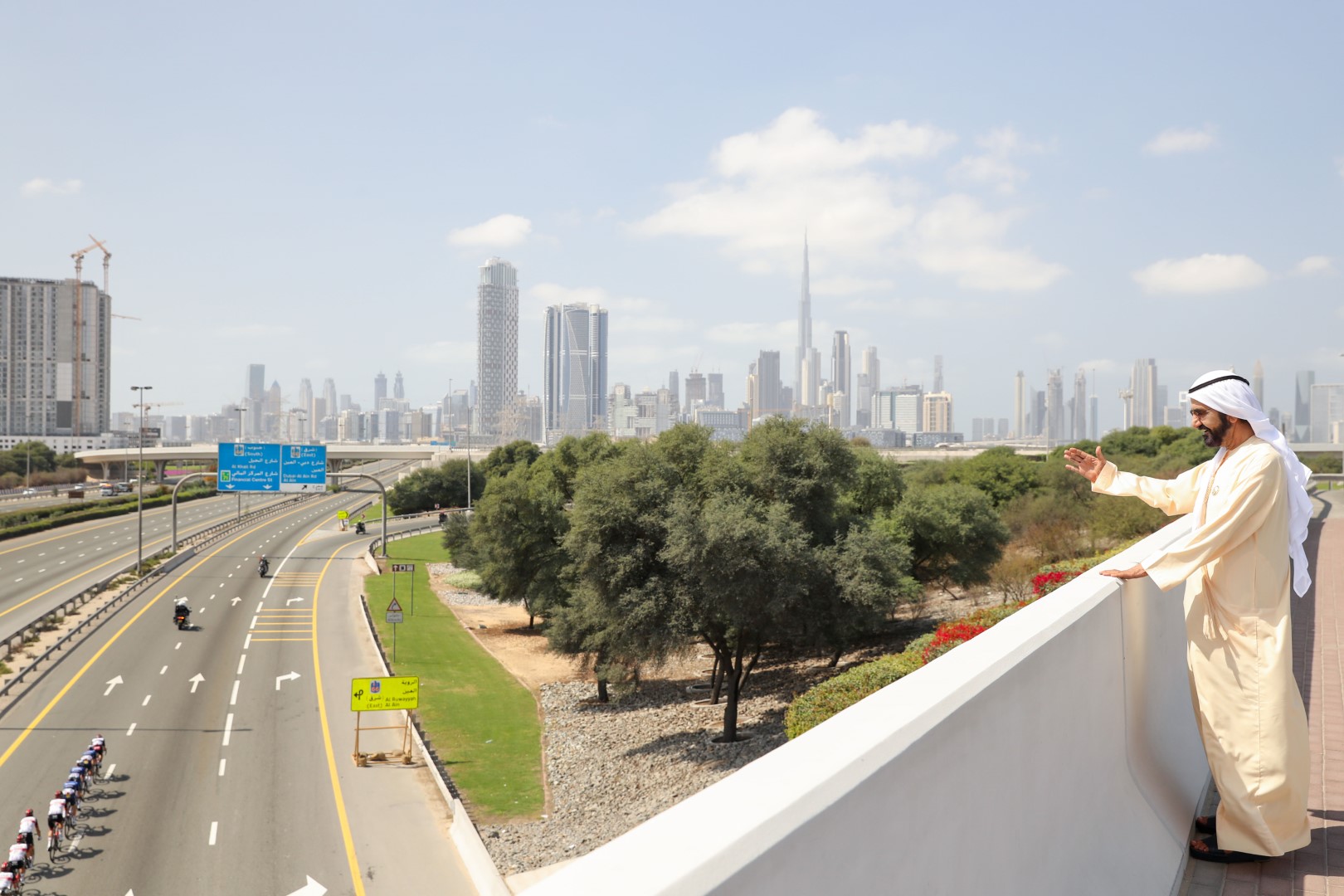 Mohammed bin Rashid watches Dubai Stage of UAE Tour - Maghreb Guardian
